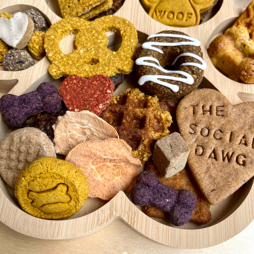 Paw Shaped Dog Barkuterie Board