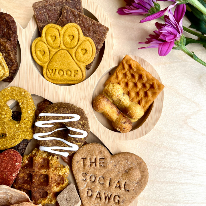 Paw Shaped Dog Barkuterie Board