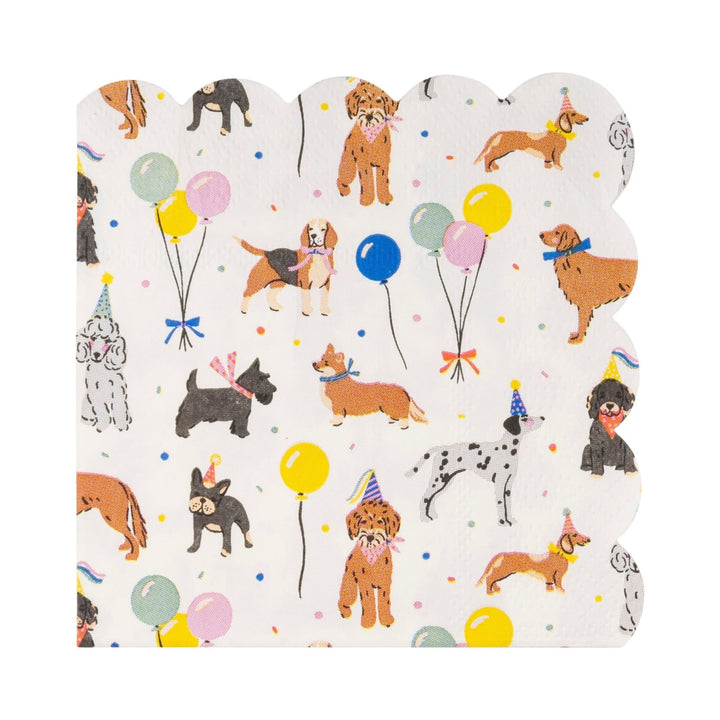 Dog Birthday Party Cocktail Napkin