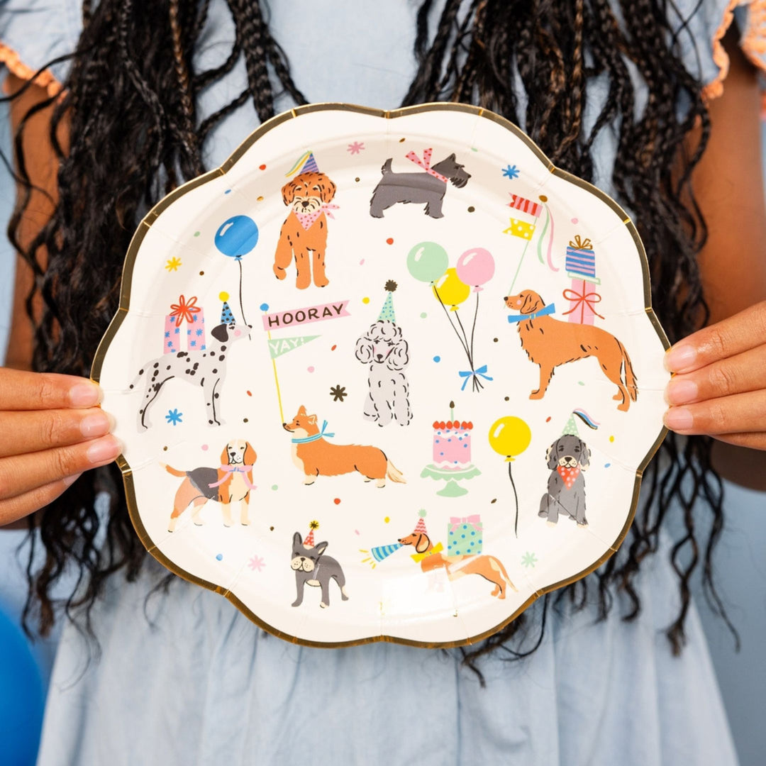 Dog Birthday Party Plate
