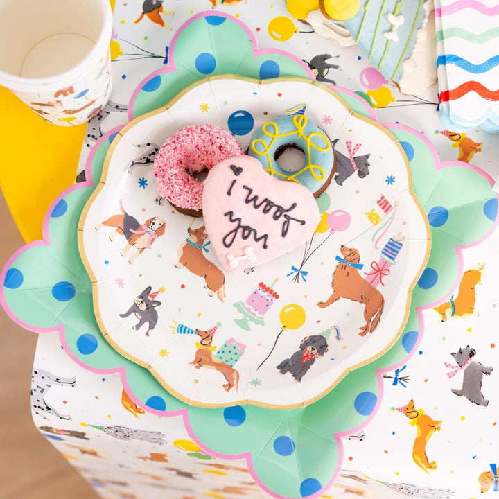 Dog Birthday Party Plate