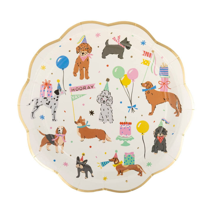 Dog Birthday Party Plate