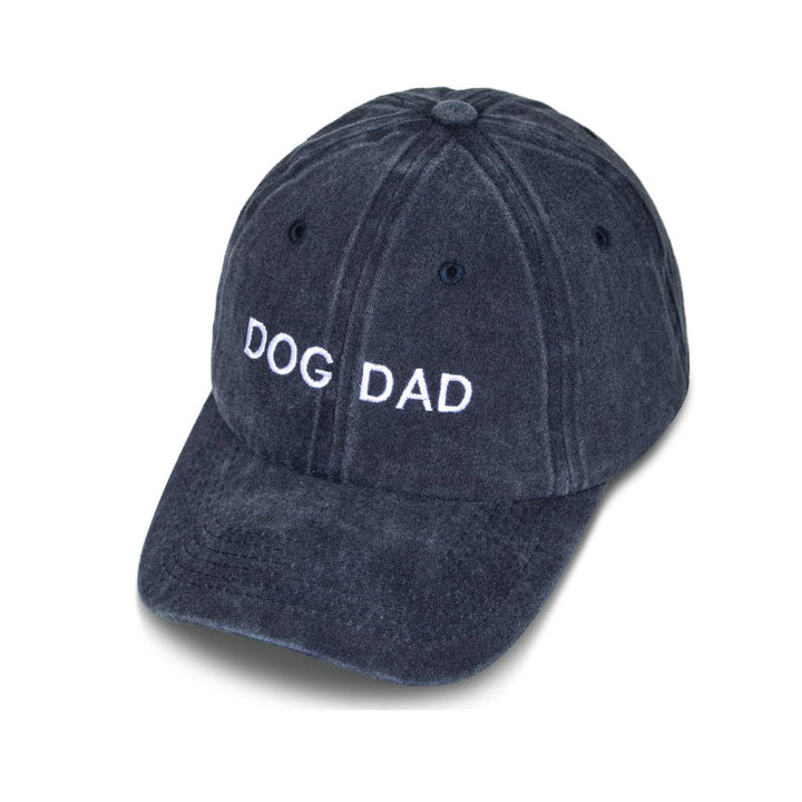 Dog Dad Embroidered Navy Baseball Hat