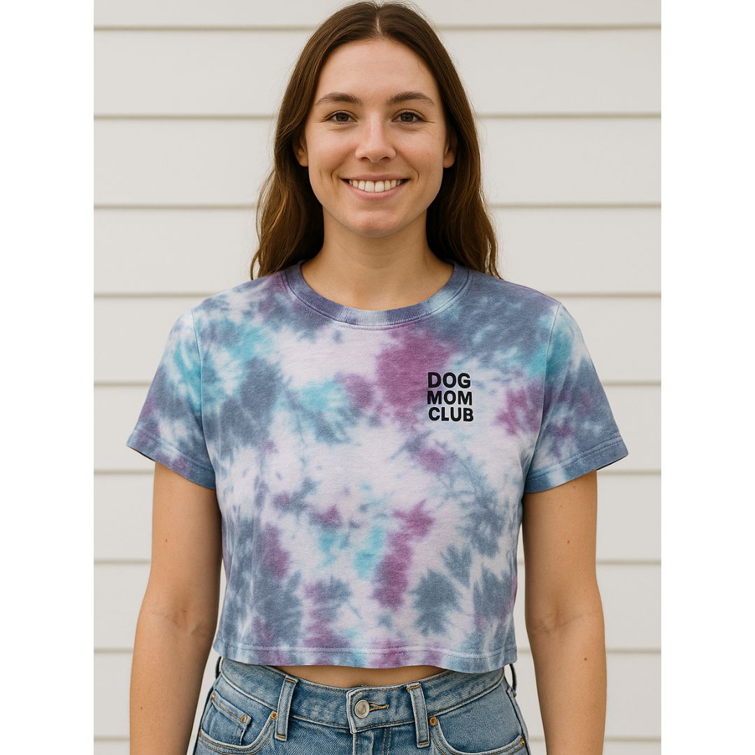 Dog Mom Club Crop Tee