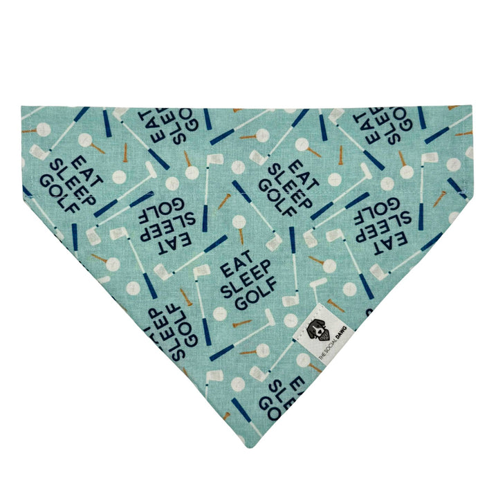Eat Sleep Golf Slip-On Dog Bandana