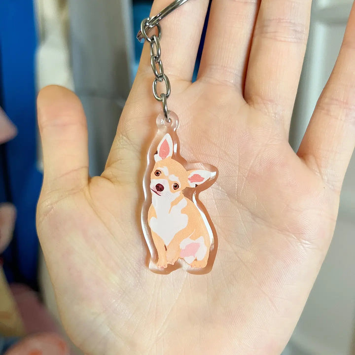 Yorkshire Terrier (Blue & Tan Yorkie) Keychain