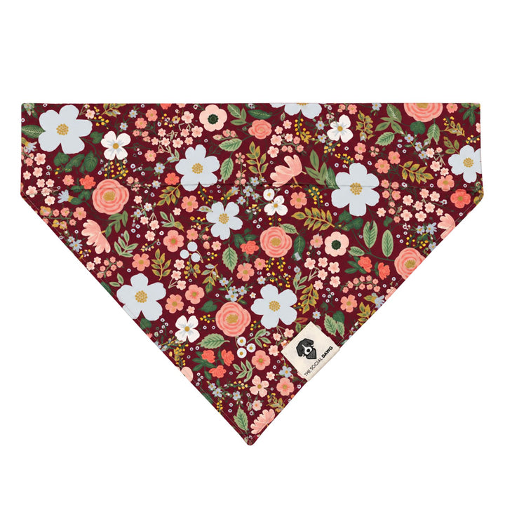 Fall Floral Slip-On Dog Bandana