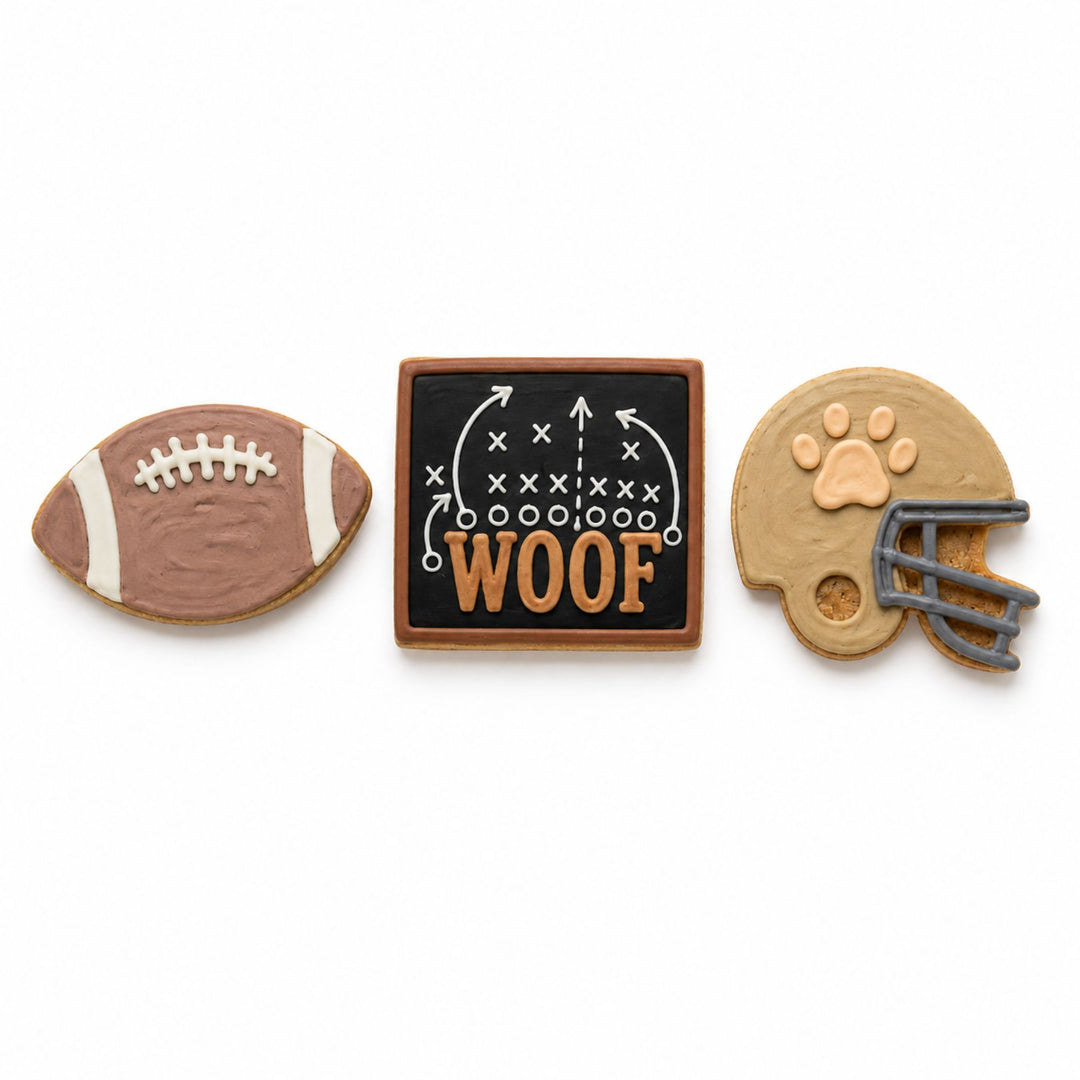 PREORDER - Football Dog Treats - 3 Pack