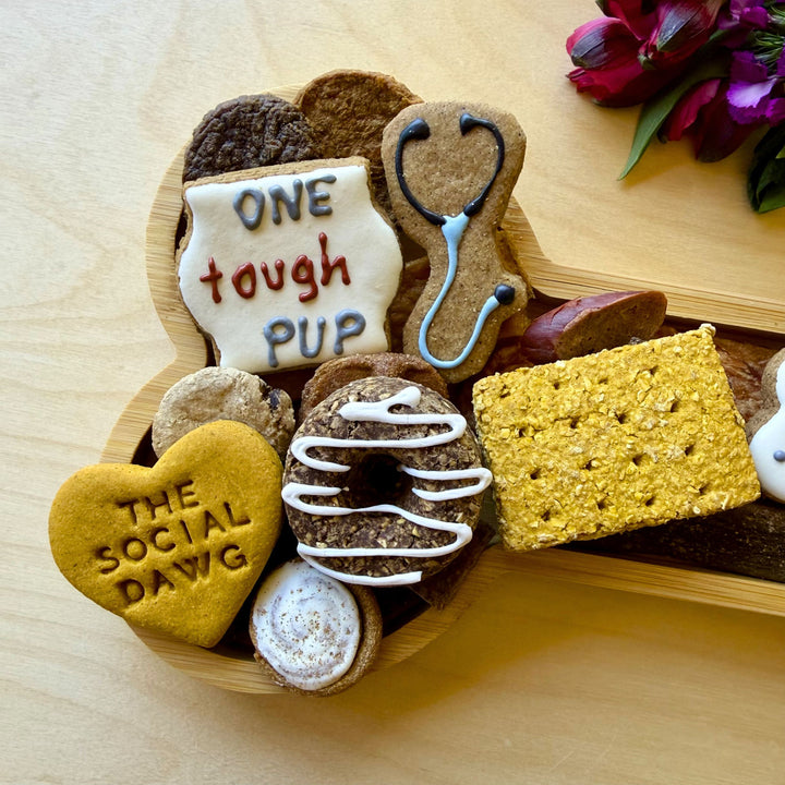 Get Well Soon Dog Bone Barkuterie Treat Board