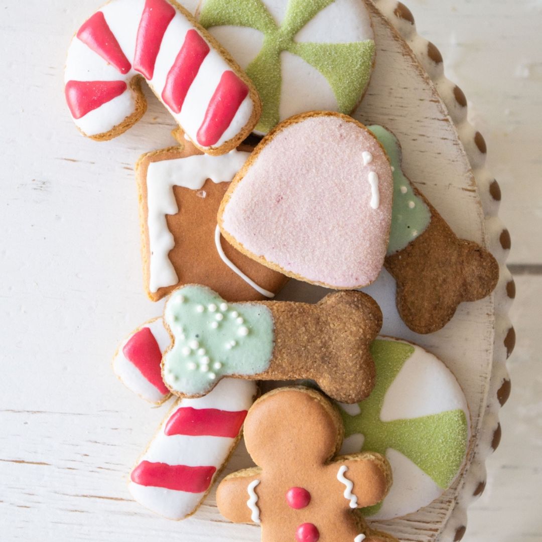 Gingerbread Cookies Dog Treat Bag