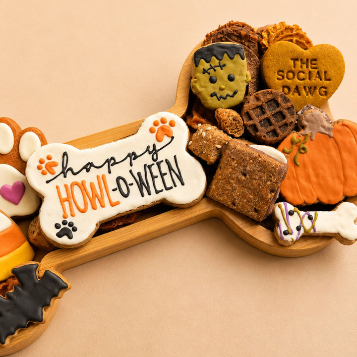 Halloween Dog Bone Barkuterie Board