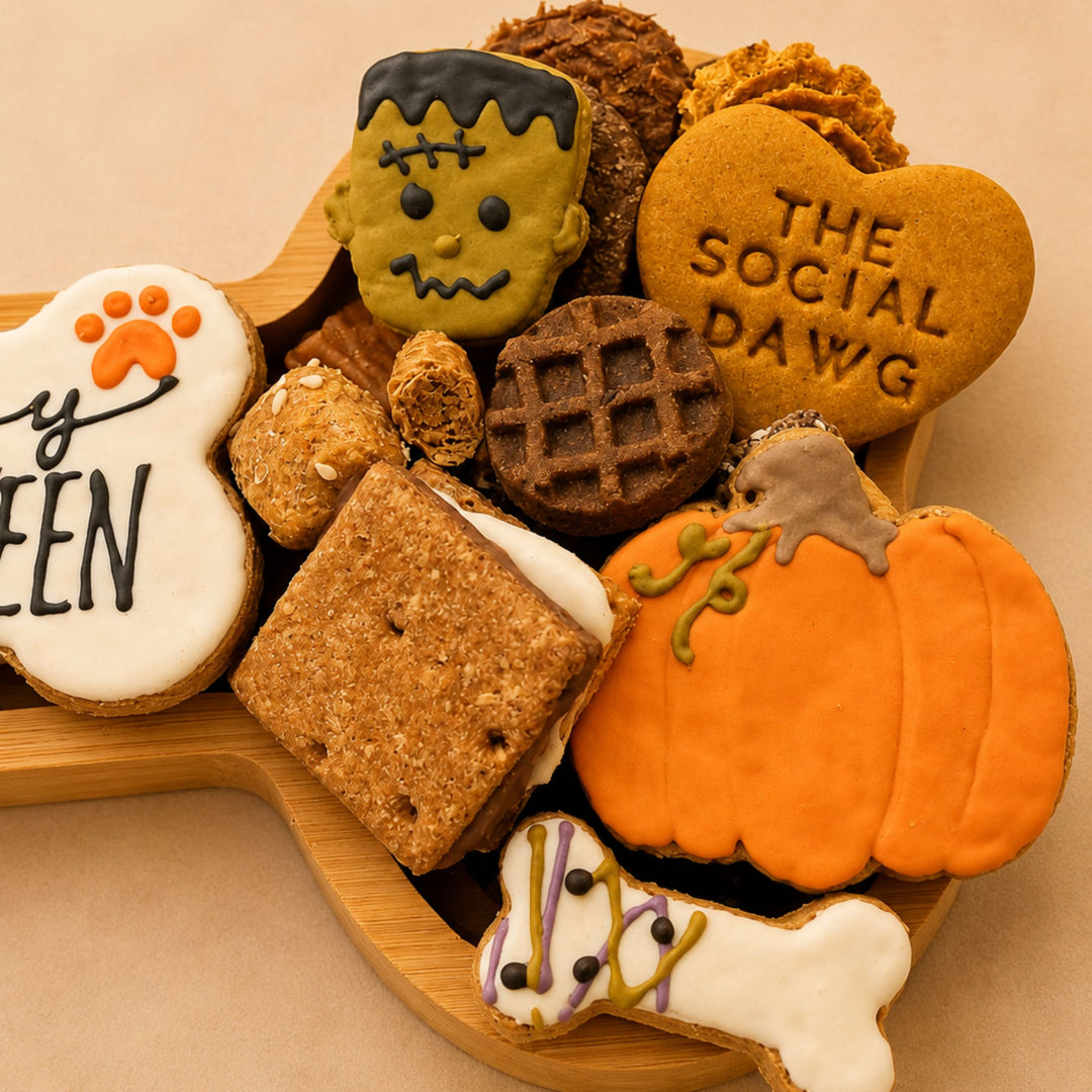 Halloween Dog Bone Barkuterie Board