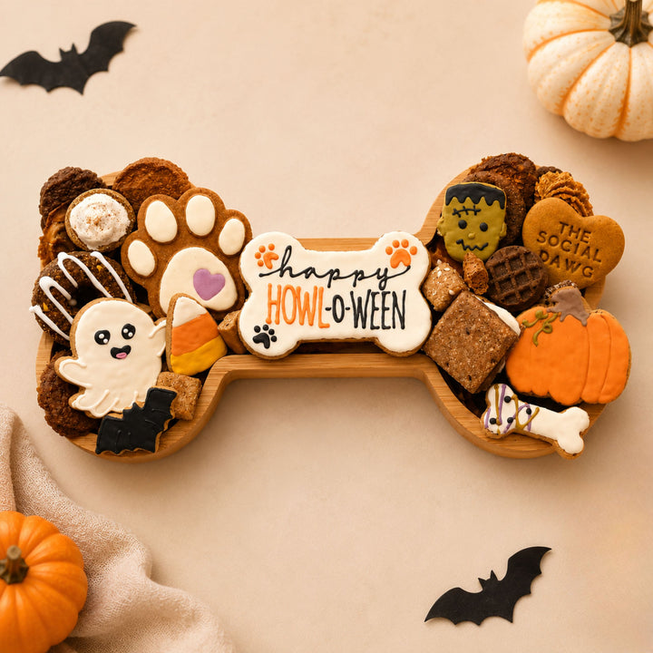 Halloween Dog Bone Barkuterie Board