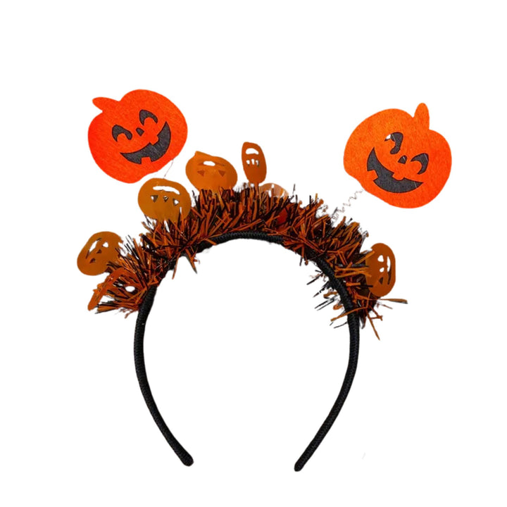Halloween Jack-O'-Lantern Head Bopper Headband