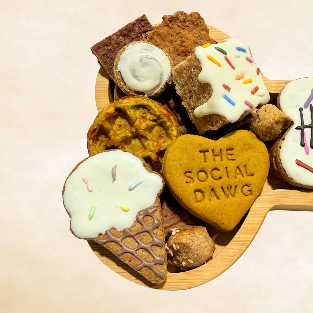 Happy Barkday Bone Barkuterie Dog Treat Board