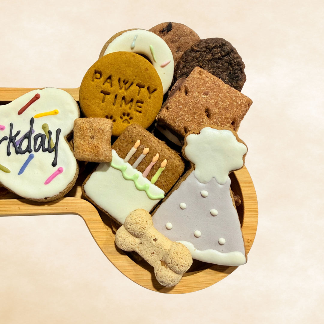Happy Barkday Bone Barkuterie Dog Treat Board