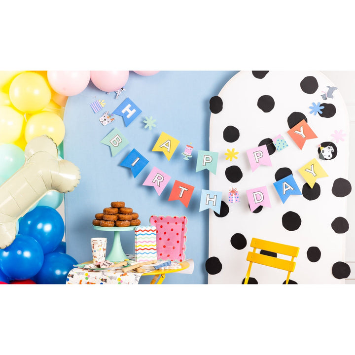 Happy Birthday Dog Banner