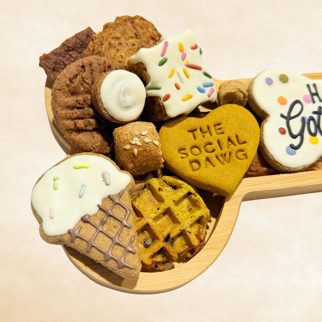 Happy Gotcha Day Bone Barkuterie Dog Treat Board