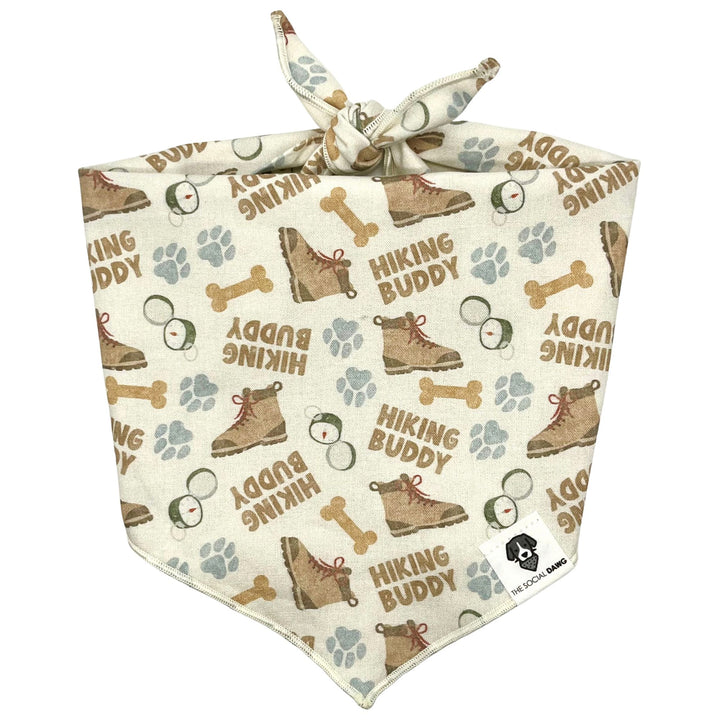 Hiking Buddy Tie-On Dog Bandana
