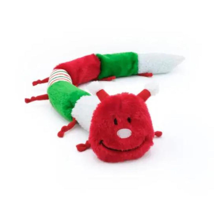 Holiday Caterpillar Dog Toy