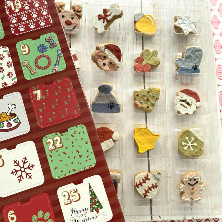 Holiday Dog Advent Calendar - 25 Days of Treats