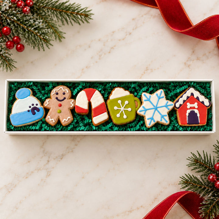 Bite Size Holiday Dog Treat Box - 6 count