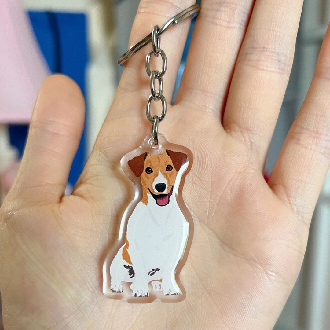 Jack Russell Terrier Keychain