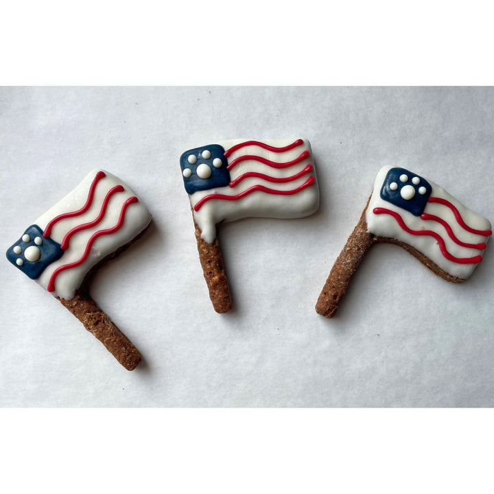 American Flag Dog Treats - 3 Treats