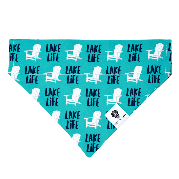 Lake Life Slip-On Dog Bandana