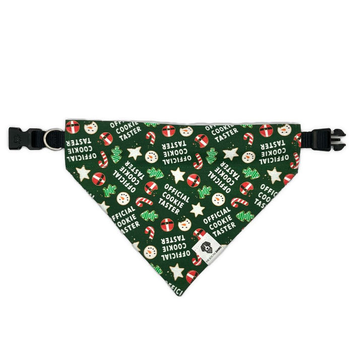 Official Cookie Taster Slip-On Dog Bandana