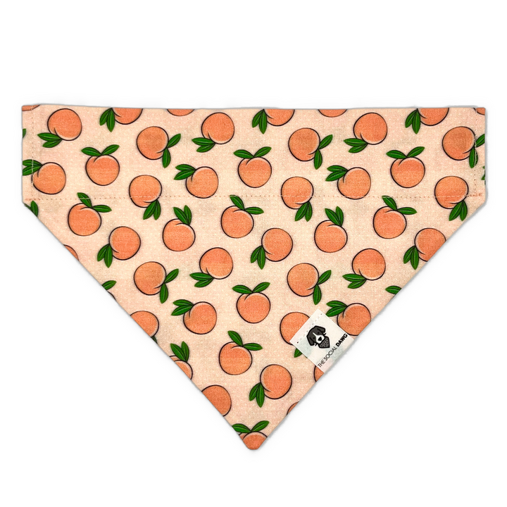 Peaches Slip-On Dog Bandana