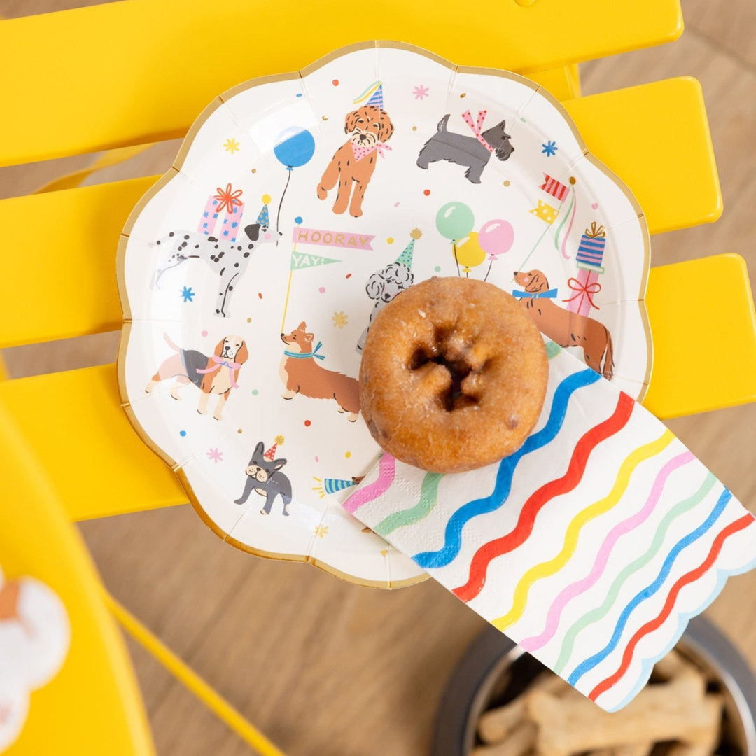 Dog Birthday Party Plate