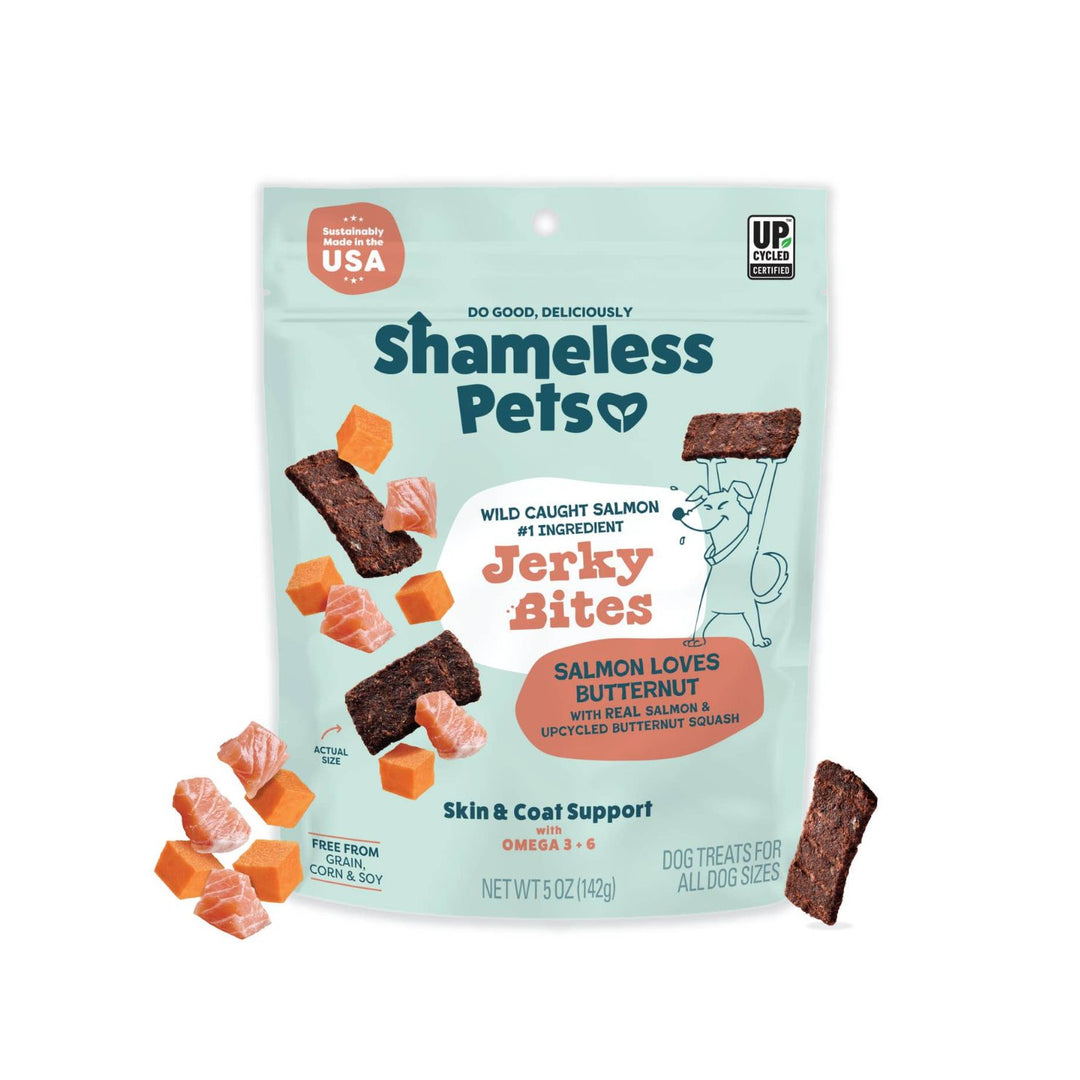 Salmon Loves Butternut Jerky Dog Treats