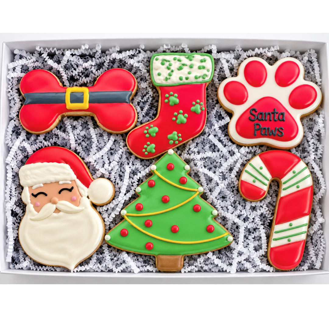 PREORDER - Santa Paws Holiday Dog Treat Box