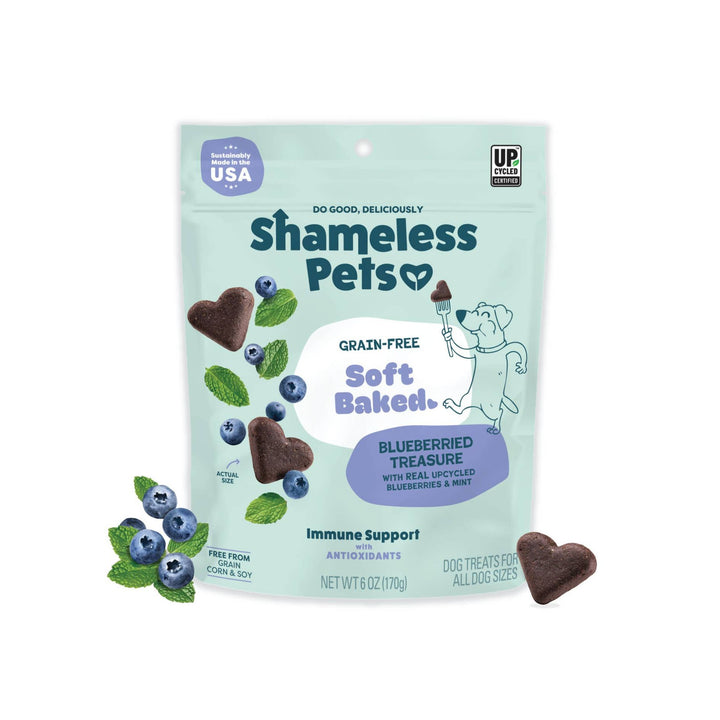 Blueberried Treasure Soft Baked Dog Treats