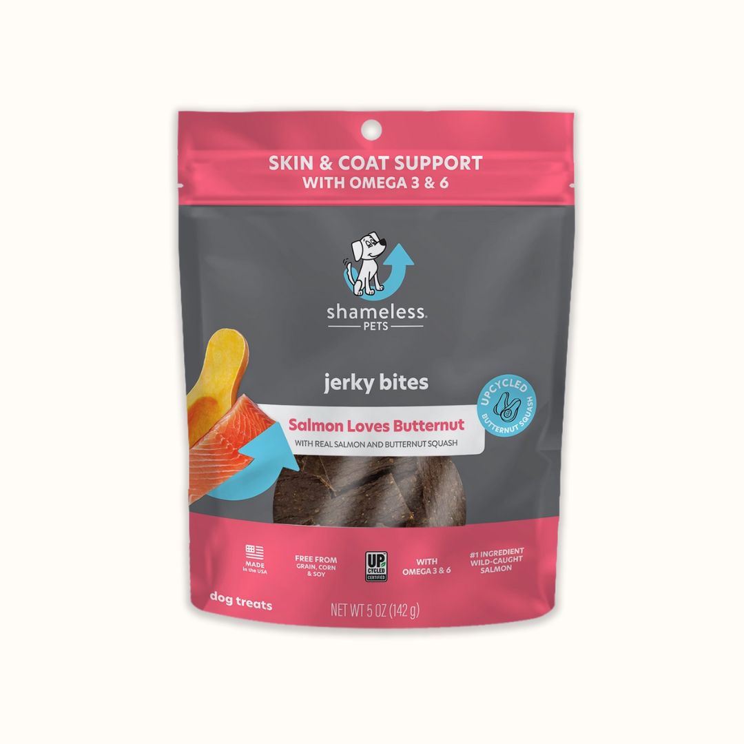 Salmon Loves Butternut Jerky Dog Treats