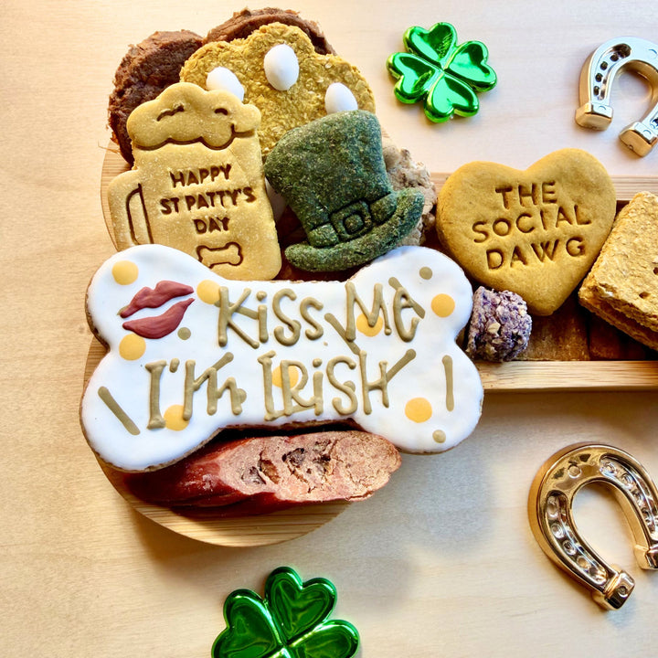 St. Patrick's Day Dog Bone Barkuterie Board