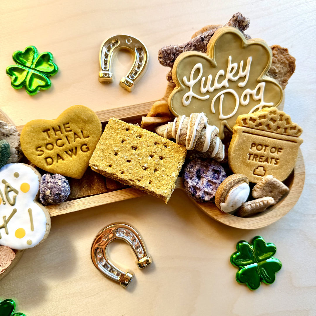 St. Patrick's Day Dog Bone Barkuterie Board