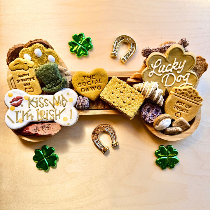 St. Patrick's Day Dog Bone Barkuterie Board
