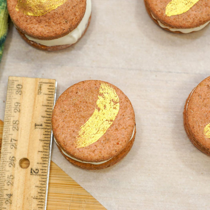 Strawberry Dog Macaroons - 6 count