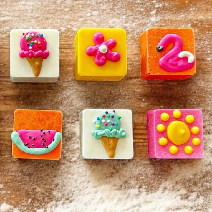 Summer Time Truffles Dog Treat Box - 6 count