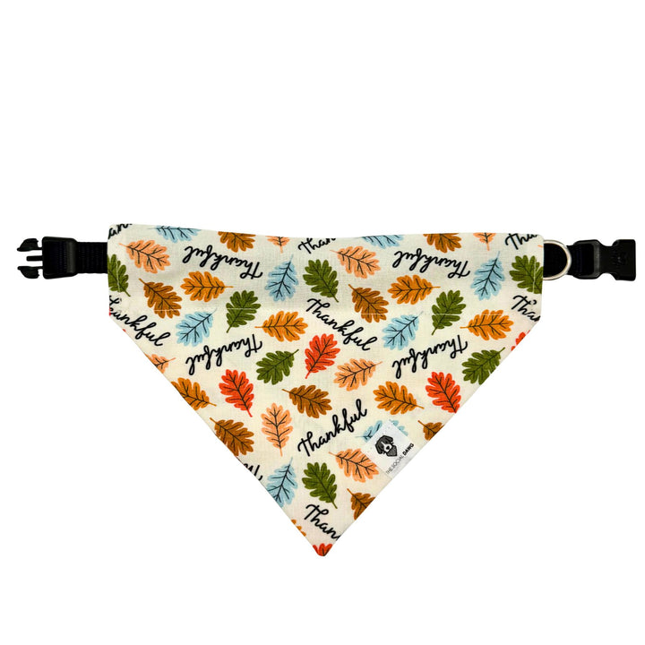 Thankful Slip-On Dog Bandana