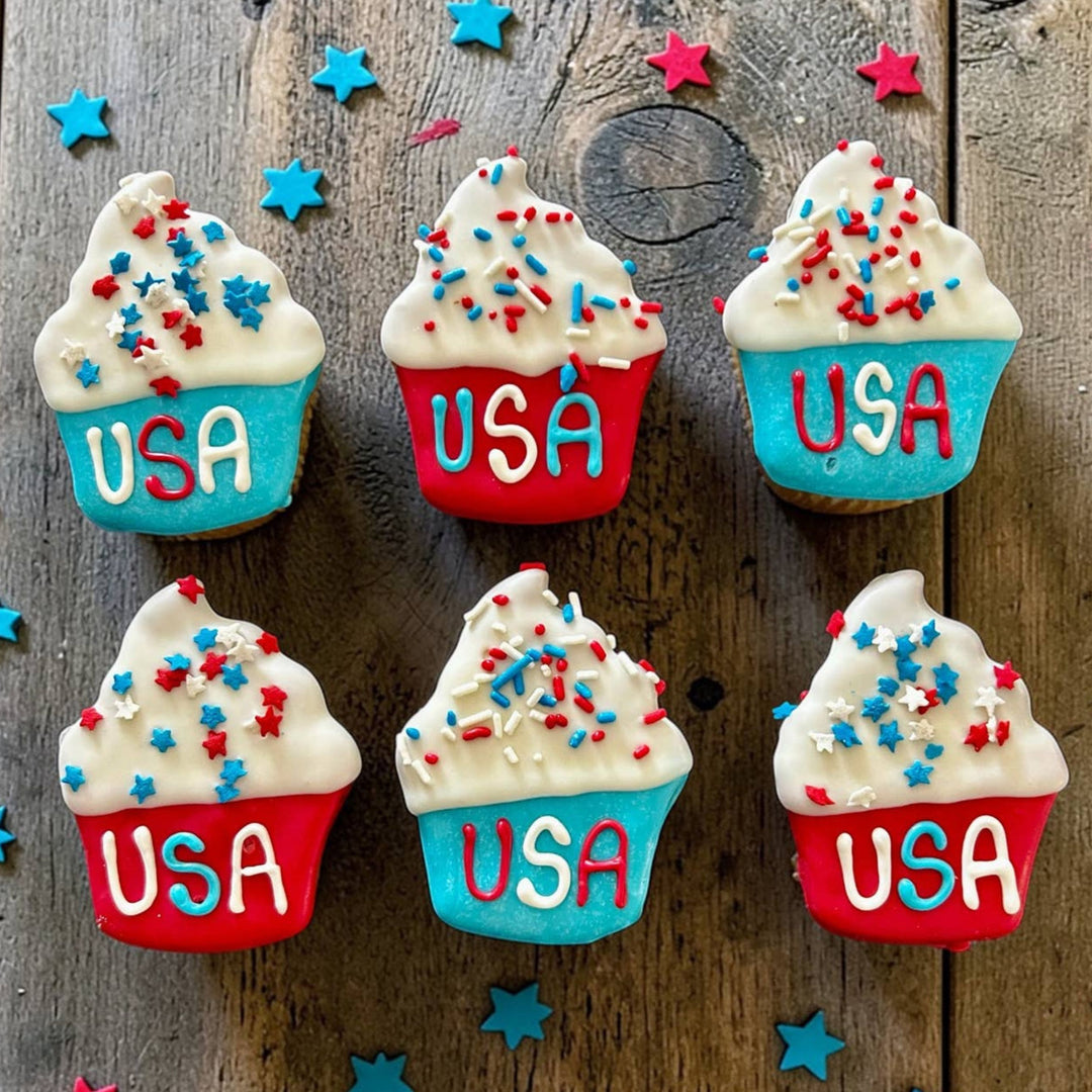 USA Pupcake Dog Treat Box - 6 count
