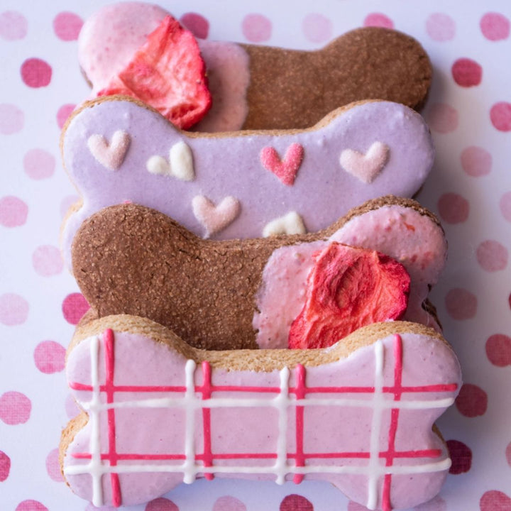 Valentine's Dog Treat Box - 4 count