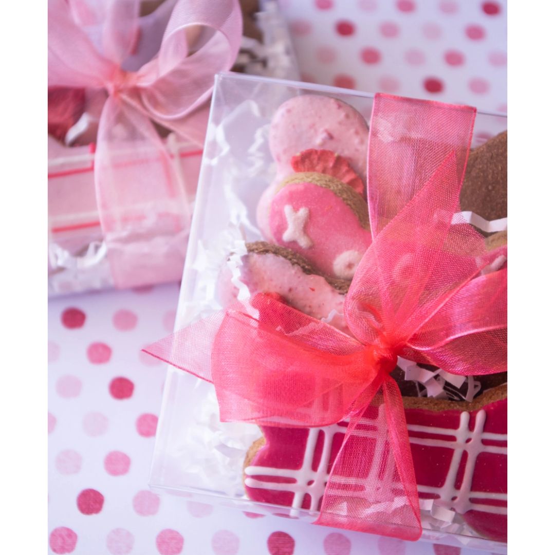 Valentine's Dog Treat Box - 4 count