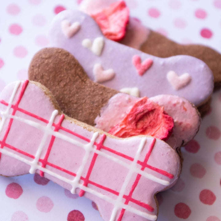 Valentine's Dog Treat Box - 4 count