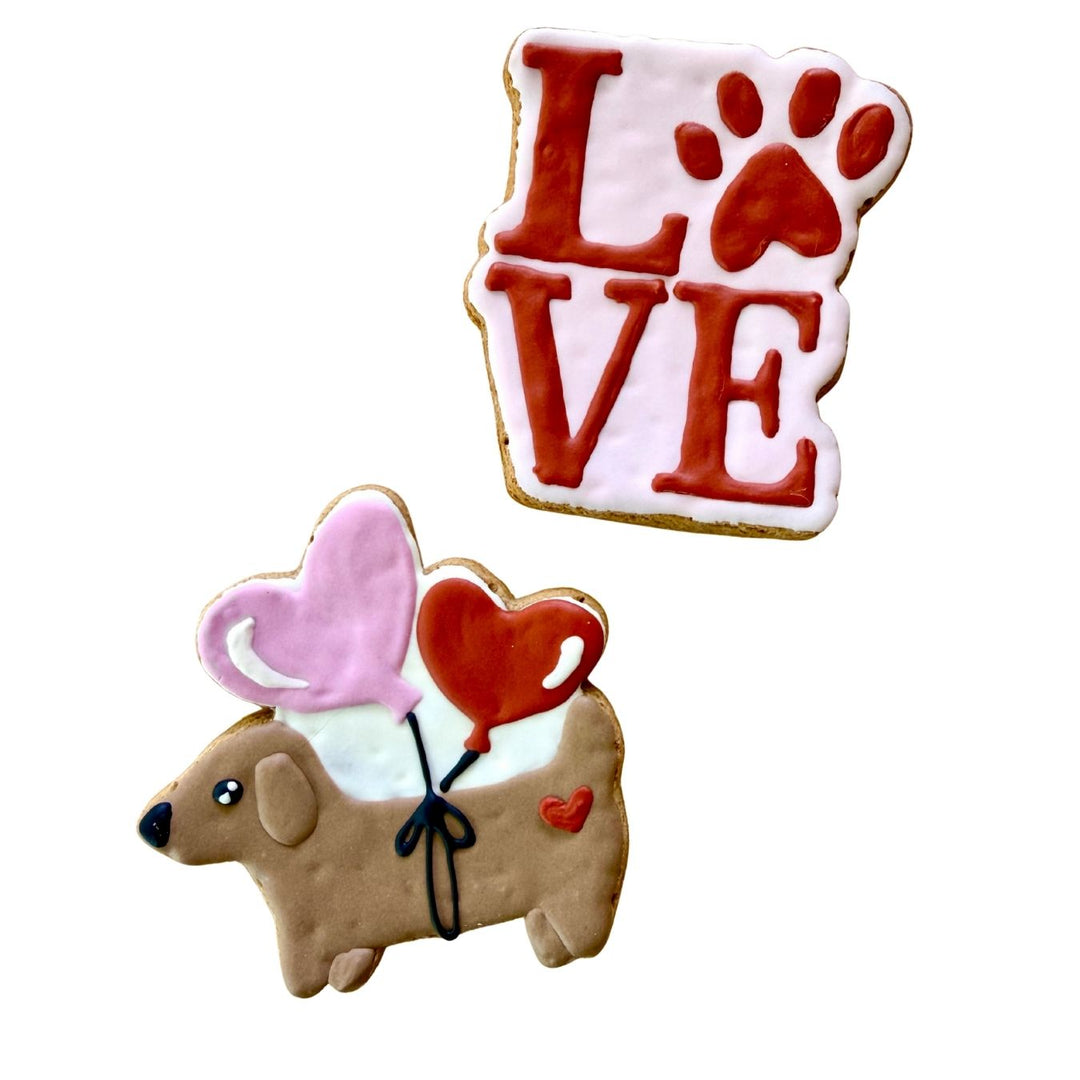 Valentine Love Dog Treats - 2 Pack