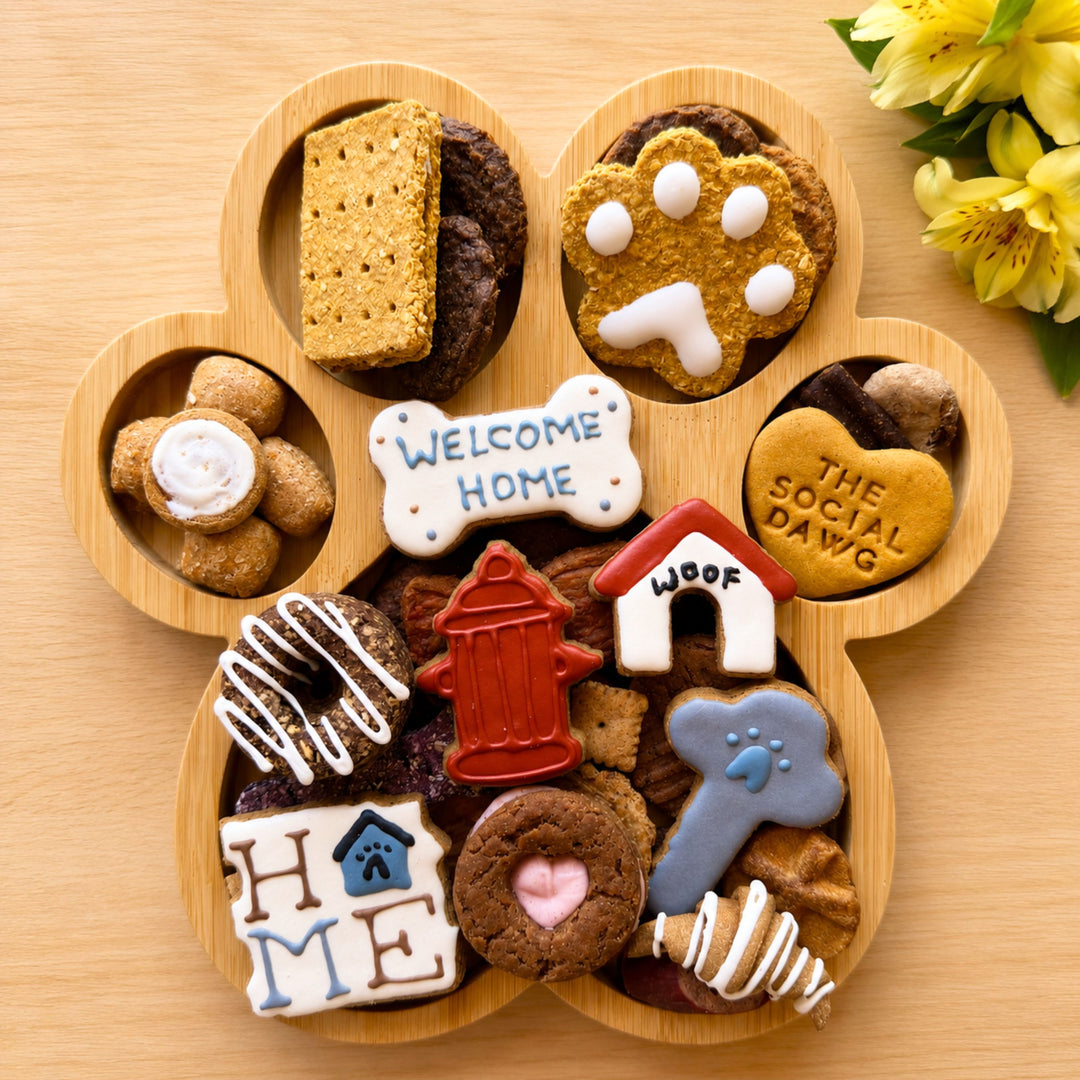 Welcome Home Paw Barkuterie Dog Treat Board