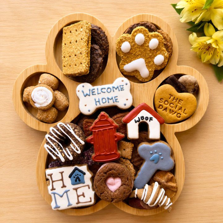 Welcome Home Paw Barkuterie Dog Treat Board