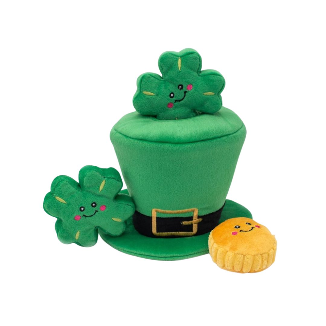 St. Patrick’s Burrow Leprechaun Hat Dog Toy